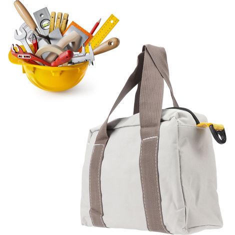 Große Werkzeugtasche aus Segeltuch für Heimwerkerwerkzeuge, Aufbewahrungstasche für Holzbearbeitungsreparaturen, Elektriker-Werkzeugtasche, Größe 12 Zoll. (1/5)