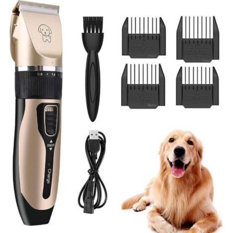Pr Silent Dog Clipper, Cat Clipper, Thick Long Hair Dog Clipper, Pet Hair Clipper, Professional Cordless Rechargeable Electric Clipper for Dog, Cat, Rabbit (1/3)