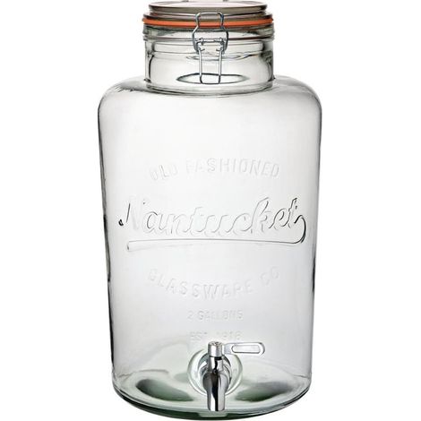 Distributeur de Boissons en Verre Transparent 8.5 L - Utopia