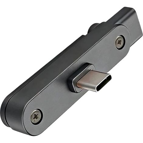 Adaptateur de voyage 240 W USB-C avec support de téléphone invisible et cordon intégré pour un transport facile et une charge rapide (1/5)