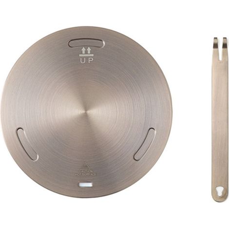 Wärmeleitplatte aus Edelstahl für Induktionsherde, Herdschutz, Küchenzubehör, Metall, Größe 16 cm/20 cm/24 cm/28 cm (1/5)