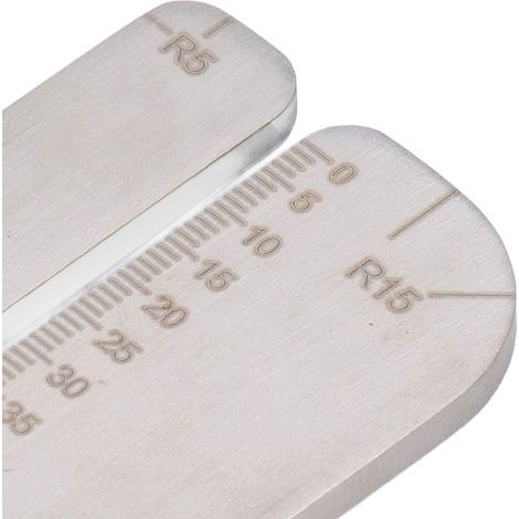 Outil auxiliaire pour la couture du cuir, poinçon, plaque de traction, hachoir auxiliaire en acier inoxydable pour les travaux manuels. (1/5)