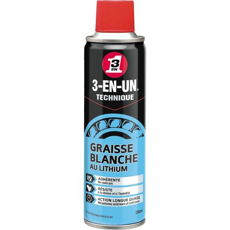 Aerosol de grasa blanca de litio 3 en 1
