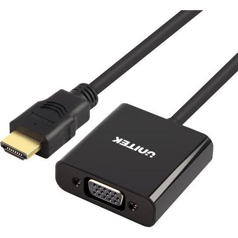 Carte d'interface/adaptateur UNITEK Y-6333, prise jack 3,5 mm VGA (1/3)