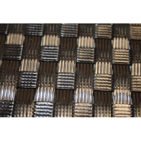 Rotolo rivestimento frangivista in rattan per balconi e recinzioni antivento Brixo - 90x500 cm. Brown