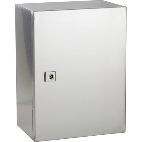 TRU COMPONENTS TC-SS403020 Schaltschrank 300 x 400 x 200 Edelstahl Lichtgrau 1 St.