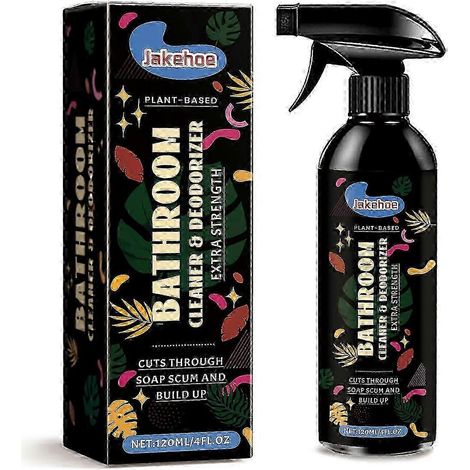 Nettoyant multi-effets pour salle de bain, 120 ml, détachant et anticalcaire, désodorisant, 1 unité (1/4)