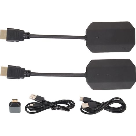 Émetteur récepteur HDMI sans fil 4K, Plug and Play, WiFi 5G, kit extension écran pour ordinateur portable, téléphone, TV (1/5)