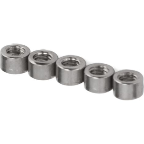 50 pièces écrous de raccordement ronds inox 304 M4x0.7 4mm solides pour entretien et bricolage (1/5)