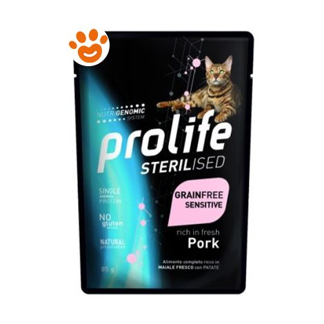 Gatto - Sensitive Maiale Prolife 85 gr