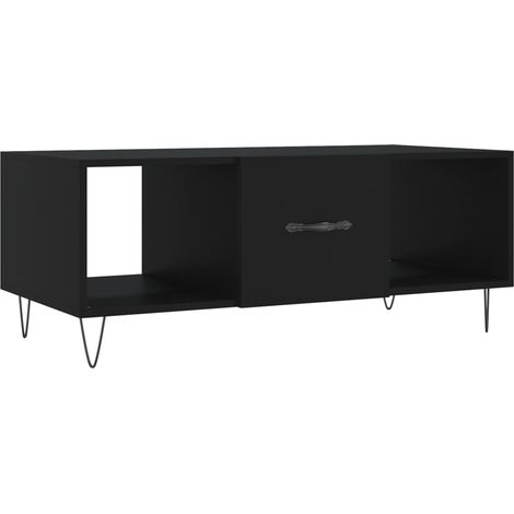 Maison Exclusive - Couchtisch Schwarz 102x50x40 cm Holzwerkstoff