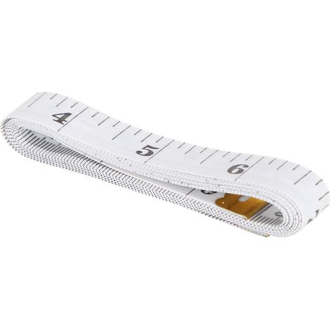 Mètre ruban souple 150 cm 60 pouces en plastique PVC pour mesurer le tour de poitrine/taille (1/5)