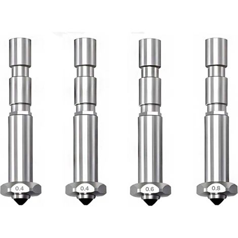 Kobra 3 Max Schnellwechseldüsen, 0,4/0,6/0,8 mm, integrierte Schnellwechseldüse, Hochgeschwindigkeits-Hotenddüse für Anycubic Kobra 3 Max 3D-Drucker (1/5)
