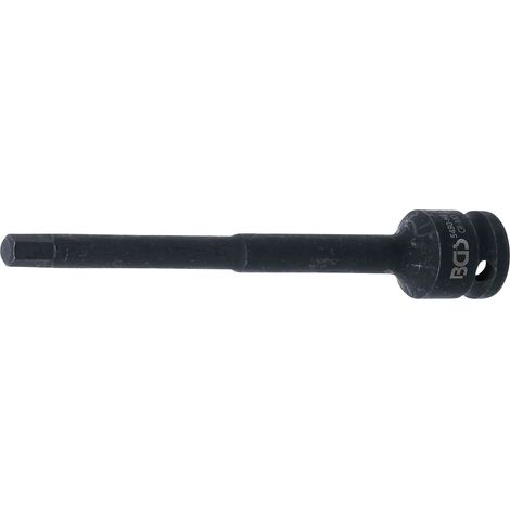 BGS 5490-H8 Kraft-Bit-Einsatz, Länge 150 mm, Antri eb Innenvierkant 12,5 mm (1/2"), Innensechskant 8 (1/3)