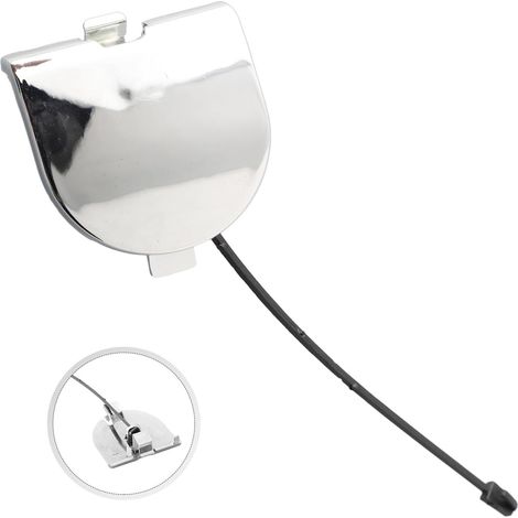 Gancio traino di ricambio per Fiat 500 - Cromato 2007-2012 - Compatibile con OEM 735455393 - Facile installazione - Accessorio di ricambio