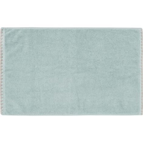 Tapis de bain en Éponge unie et point feston triangulaire NERYDA (1/2)
