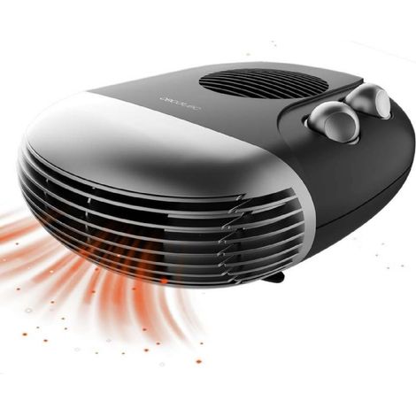 Cecotec Calefactor Eléctrico Termoventilador ReadyWarm Horizon. 2000W, 2 Niveles de Potencia, Bajo Consumo