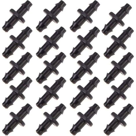 Lawn Irrigation 4/7mm Drip Irrigation Connector Fitting, 100 Pieces (1/5)