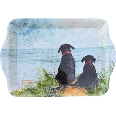 Petit plateau de cuisine Chiens dans les dunes