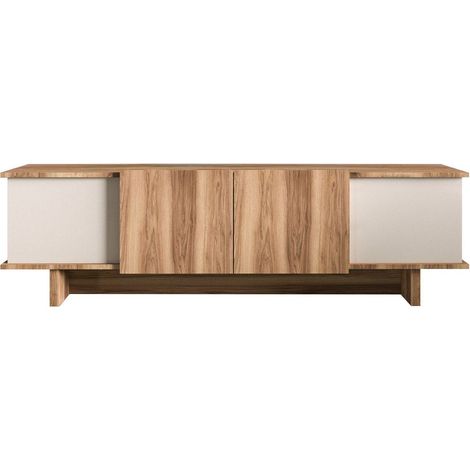 Porta TV in legno "Diana" 180 x 33 x 50 cm - Beige