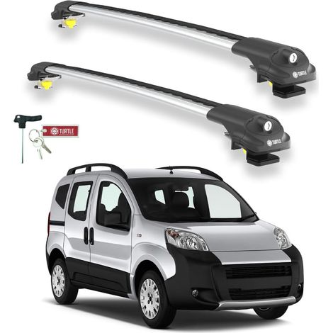 TURTLE kompatibel mit Citroen Nemo 2008-2019 Dachträger Air1 Grau (1/5)