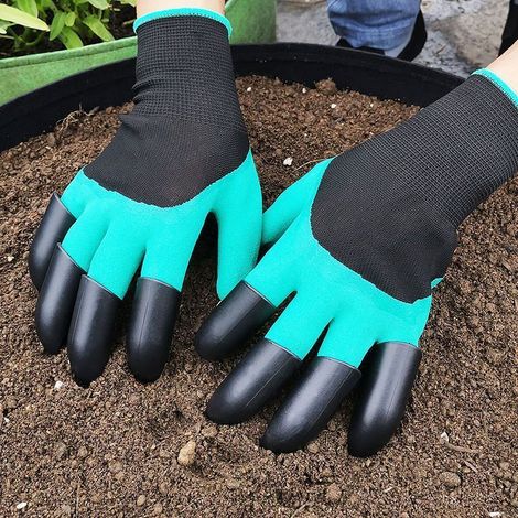 Gants de jardinage anti-épine imperméables avec griffes, résistants à l’usure, protection pour bêcher, arracher les mauvaises herbes, planter fleurs et légumes (1/3)