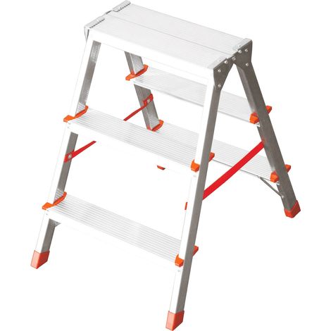 Tabouret en aluminium avec marchettes filaires 3+3 Facal (1/5)