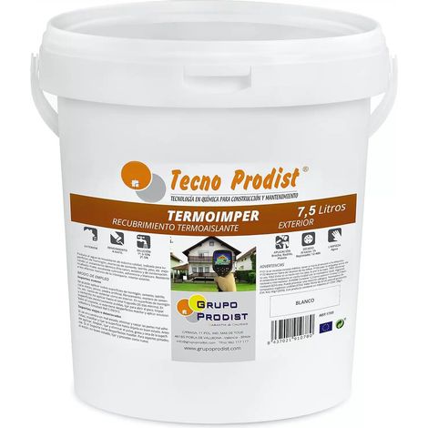 Tecno Prodist Termoimper - Pintura al agua Aislante Térmico Exterior (anti-fisuras)