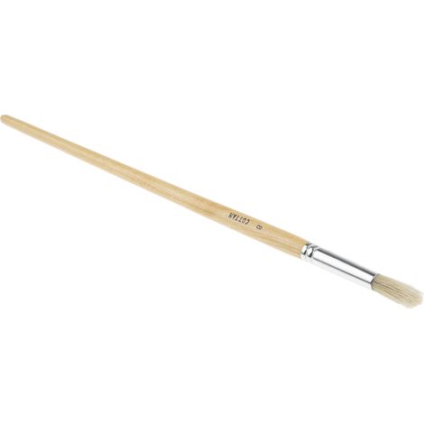 Pinceau RS PRO, taille: Fin, Forme Ronde,  Dia. 9.5mm,  en Fibre, n° 8 ( Prix pour Paquet de 5 ) (1/3)