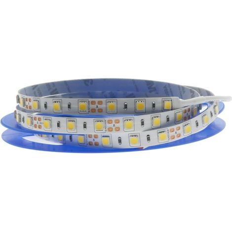 Bande LED 12V DC SMD5050 Videny IP20 60 Led/m - 5 Mètres 2700K - Ledme - LM2410 (1/3)