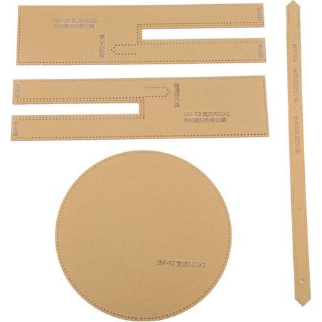 Runde Musterschablone für Acryl-Schultertaschen – DIY-Lederwaren JBX-32 (1/5)