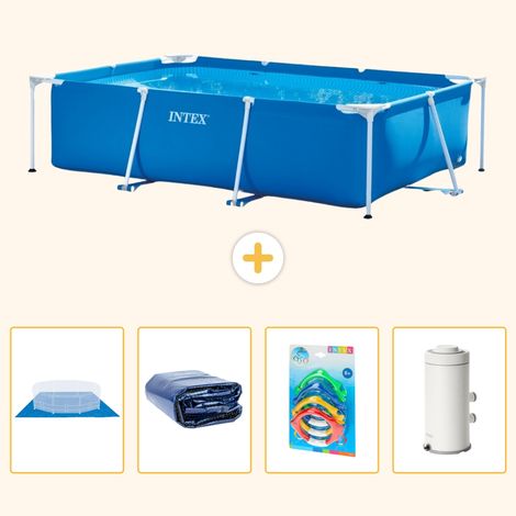 Intex Piscine Tubulaire Rectangulaire - 300x200x75 cm - 5-pièces  S123 (1/5)