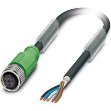 Phoenix Contact 1682951 Sensor-/Aktor-Steckverbinder, konfektioniert M12 Buchse, gerade 5.00 m Polza
