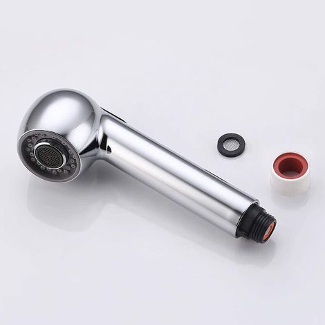 Kitchen Faucet Sprayer 2 Jets Shower Head Replacement Sprayer for Kitchen Mixer Tap, Chrome (1/5)