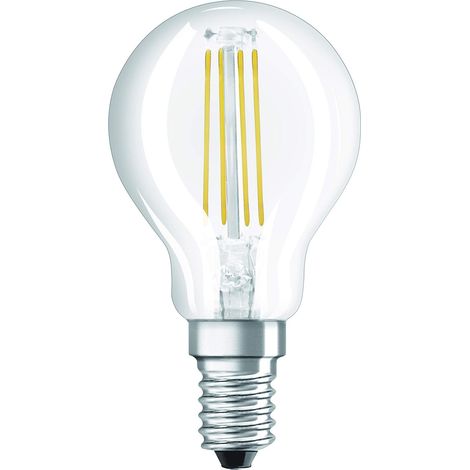 Retrofit Ampoule LED Sphérique à Filament 4 W E14 Plastique Transparent (1/5)