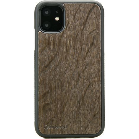 Holzhülle aus geräucherter Eiche für iPhone 11 (1/3)