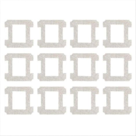 Accessoires et pièces de rechange compatibles avec les robots nettoyeurs de vitres W2 Pro et W2 Omni : chiffons, éponges et tampons (lot de 12). (1/5)
