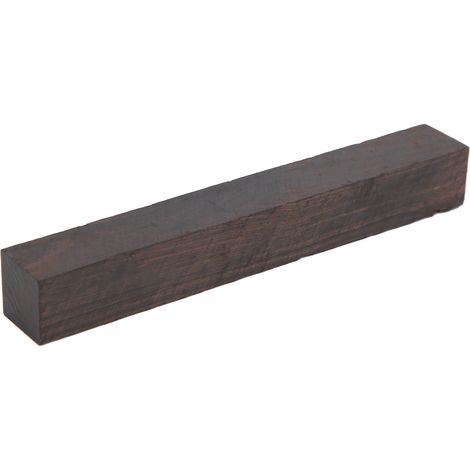 Manche d'instrument de musique à monter soi-même : Bois d'ébène brut 150 x 20 x 20 mm (1/5)