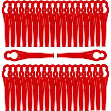 100-Klingen-Kunststoffklingen, geeignet für Rasenmäher (1/4)