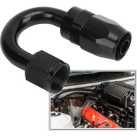 Raccords et tuyaux de refroidissement d'huile modifiés pour l'automobile AN8 180° (1/5)