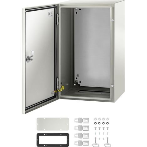 Mophorn NEMA-Stahlgehäuse, 20 x 12 x 10 Zoll NEMA 4X Stahl-Schaltkasten, IP66 wasser- und staubdicht, elektrischer Anschlusskasten für den Außen-/Innenbereich mit Montageplatte