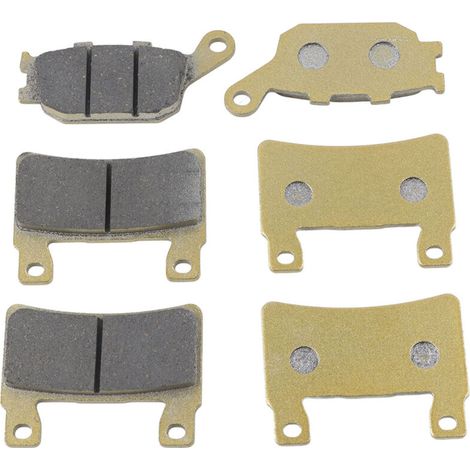 6 pièces plaquettes de frein à disque de moto avant arrière adaptées pour CBR 600 F4 / F4I sport 1999-2004 CBR 929 RR-FIREBLADE 2000-2001 CBR 900rrr 1998-2003 VTR 1000 SP-1 (1/5)