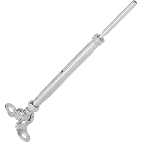 Kit de Railing en Câble Inox, Système de Garde-Corps Réglable pour Escalier, 1/8"
