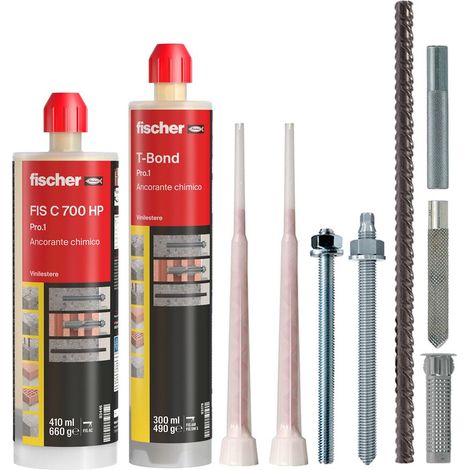 FISCHER Ancorante chimico T-bond pro.1 300 resina hybrid (1 Pz.) codice prod: 93179
