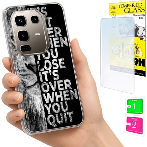 Funda para Infinix Note 50 Pro 4G con foto, cubierta trasera y cristal 9H. (1/5)