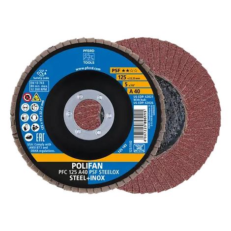 Fächerscheibe pferd pff hohe Abtragsleistung 125 mm (1/5)