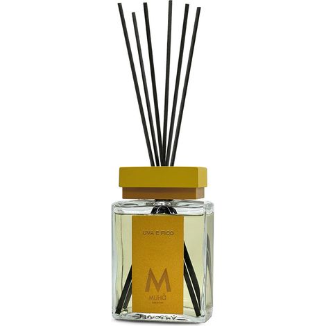 Muhà Luxe Perfume Diffusore Ambiente con Bastoncini Uva e Fico 100 Ml