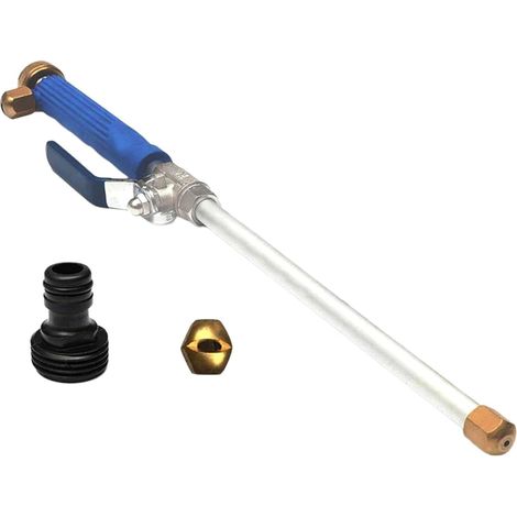 Pulvérisateur d'eau portable haute pression, pulvérisateur de machine à laver extensible,Nettoyeur haute pression Hydro Jets avec 2 buses pour tuyau d'eau Nettoyeur haute pression portable (1/5)