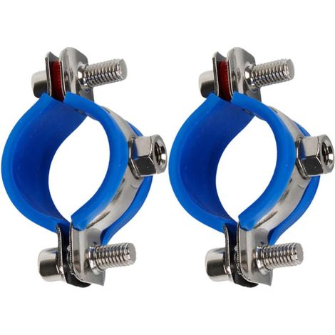 Butées en Acier Inoxydable et Plastique, Lot de 2Pcs, Diamètre Intérieur 32-34mm, Accessoires pour Chaises de Bureau avec Précision de Fabrication (1/5)