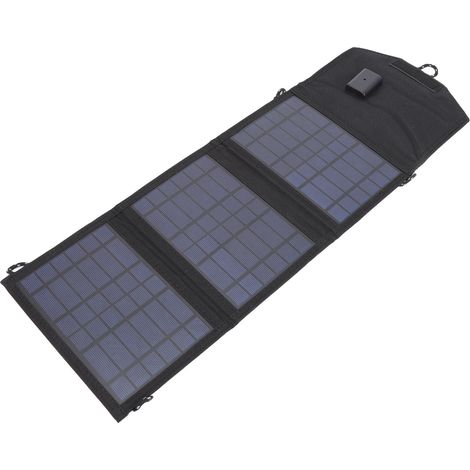 Faltbares 10,5-W-5-V-Solarpanel, tragbares Solarladegerät für Handys, externer Akku ohne Aufbewahrungsmöglichkeit, mobiles Ladepanel. (1/5)